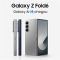 Imagem da oferta Celular Samsung Galaxy Z Fold6 5G 512GB 12GB RAM Tela 7.6" + 6.3" Câm Traseira 50+12+10MP Frontal 10+4MP