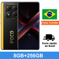 Imagem da oferta Smartphone POCO X7 256GB 8GB 6,67" CrystalRes 1.5K Amoled 120hz 45W NFC IP68