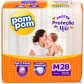 Imagem da oferta Fralda Pom Pom Protek Proteção de Mãe Jumbo M 28 Unidades