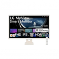 Imagem da oferta Monitor LG Myview Smart Tela IPS 32'' Fhd Webos Screen Share HDR10 Thinq Air Play 2 Bluetooth USB HDMI 32SR50F-W - WebCo