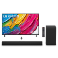 Imagem da oferta Smart TV LG QNED AI QNED80 65" 2025 + Soundbar S40T 300W RMS 2.1 Canais Dolby Digital - 65QNED80ASA.S40T | LG BR