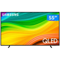 Imagem da oferta Smart TV 55" 4K UHD QLED Samsung 55Q60DA Wi-Fi Bluetooth Alexa 3 HDMI 2 USB