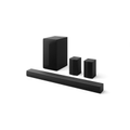 Imagem da oferta Home Theater Soundbar LG 440W RMS 5.1 Canais Bluetooth 5.3 Dolby Digital Alto-Falantes Traseiros AI Sound Pro Wow Interf