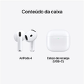 Imagem da oferta Apple AirPods (4" Geração) comEstojo de Recarga USB-C