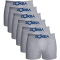 Imagem da oferta Kit 6 Cuecas Zorba Infantil Boxer Algodão sem Costura Algodão 678 - M