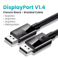 Imagem da oferta Ugreen Displayport cabo 8k dp1.4 4k144hz cabo de áudio e vídeo para xiaomi tv caixa computador portátil monitor