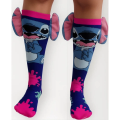 Imagem da oferta Meia Colorida Infantil Ate O Joelho Tendencia Inverno 3d