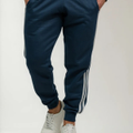 Imagem da oferta Calça Moletom Com Listras Slin Fit Jogger