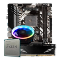 Imagem da oferta Kit Upgrade Gamer AMD Ryzen 5 3400G | Radeon Vega 8 Graphics | Placa-Mãe B450M | 8GB RAM DDR4