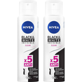 Imagem da oferta Kit Desodorante Aerossol NIVEA Black & White Clear 150ml - 2 Unidades Nivea pacote de 2