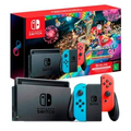 Imagem da oferta Console Nintendo Switch + Joy-Con Neon + Mario Kart 8 Deluxe + 3 Meses de Assinatura Nintendo Switch Online Azul e Verm