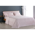 Imagem da oferta Jogo de Cama King Cetim 300 Fios Buddemeyer Damask Square 100% Algodão Penteado Rosa Pluma 4 peças