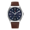 Imagem da oferta Relógio Tommy Hilfiger Masculino Couro Marrom 1710669