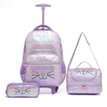 Imagem da oferta Kit Mochila Infantil Rodinha Resistente Lancheira Termica Estojo Escolar