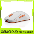 Imagem da oferta Waizowl ogm nuvem mouse modo duplo 2.4g sem fio paw3395 e-sports gaming mouse acessório vermelho/branco pa