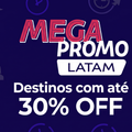 Imagem da oferta Mega Promo Latam: Destinos com até 30% OFF