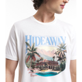 Imagem da oferta Camiseta Regular em Algodão com Estampa de Paisagem Hideway