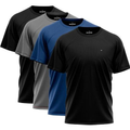 Imagem da oferta Kit 4 Camisetas Dry fit Sandrini Masculina Leve UV Academia Esportivo