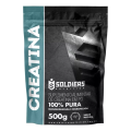 Imagem da oferta Creatina Monohidratada 500g Soldiers Nutrition Sabor Natural