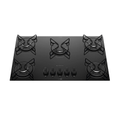 Imagem da oferta Cooktop 5 Bocas Preto Mesa De Vidro Atlas