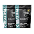 Imagem da oferta Creatina Monohidratada 1200g Soldiers Nutrition 100% Pura Sem Sabor
