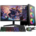 Imagem da oferta Computador Gamer Completo Intel Core i7 16GB SSD 512GB Kit Gamer com Headset Monitor 20" Windows 10 3green Flashn