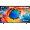 Imagem da oferta Smart TV QLED 65" 4K Toshiba 65C450NS Google TV 4 HDMI 2 USB Wi-Fi - TB036M