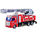 Imagem da oferta Carrinho Controle Remoto Bombeiro 4 Funções 20cm DM Toys