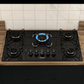 Imagem da oferta Cooktop Itatiaia 5 Bocas Preto