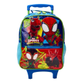 Imagem da oferta Mochila De Rodinhas Escolar 14 Infantil Marvel Spidey e Seus Amigos Incríveis Dino Webs Xeryus