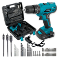 Imagem da oferta Furadeira Parafusadeira Impacto Sem Fio De 10mm Philco Ppf120mf 12v + Acessórios 127/220v