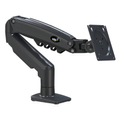 Imagem da oferta Suporte Articulado de Mesa Pistão a Gás Design Compacto e Retrátil Ergonômico Monitores 17'' a 35'' 2kg a 9kg Preto