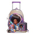 Imagem da oferta Kit Mochila Sweet Girl By Santino Poliéster Lílas Sgk23u14