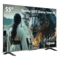 Imagem da oferta Smart TV Qled 55 4k Toshiba Google Tv 3hdmi 2 usb TB060E