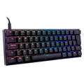 Imagem da oferta Teclado Mecânico Gamer Husky Blizzard 60% RGB Switch Gateron Red ABNT2 Preto - HTG001PTVR