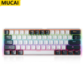 Imagem da oferta Teclado Mecânico RGB MUCAI MK61 61 Teclas Switch Red Hot Swap com Fio