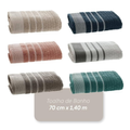 Imagem da oferta Jogo Toalhas de Banho Corttex Treviso Algodão Fio Penteado 70x140cm - 2 Peças
