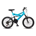 Imagem da oferta Bicicleta Colli Gps Dupla Suspensão Full Aro 20 21v Cor Azul Tamanho do quadro 14