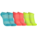 Imagem da oferta Kit de Meia Para Corrida Olympikus Invisível Tripack Neon 3 pares Adulto