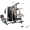 Imagem da oferta Multi Estação Pro Deluxe 204Kg Anilhas WCT Fitness Musculação Completa Treino Peito Perna Costa Supino Máquina Voad