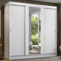 Imagem da oferta Guarda-Roupa Casal Madesa Reno 3 Portas de Correr com Espelho