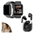 Imagem da oferta Relógio Smartwatch Digital + Fone Bluetooth Display Led