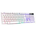 Imagem da oferta Teclado Gamer Rise Mode G1 Full RGB Rainbow USB Branco - RM-TG-01-FW