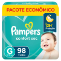 Imagem da oferta Fraldas Pampers Confort Sec G x 98 unidades