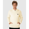 Imagem da oferta Blusão Masculino Capuz Com Botões Em Moletom Flanelado OFF WHITE - Moda feminina masculina plus size e infantil | Ma