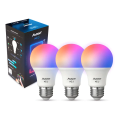 Imagem da oferta Kit 3 Lampadas Led Pera Smart Inteligente Wi Fi 2.4ghz Alexa Google 10w Rgb 2700k6500k Branco Quenteneutrofrio E27 Co