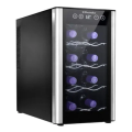 Imagem da oferta Adega de Vinhos 8 Garrafas Electrolux Preto Acabamento em Alumínio Escovado - ACB08