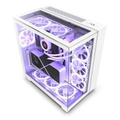 Imagem da oferta Gabinete Gamer NZXT H9 Elite Mid Tower RGB ATX Lateral Frontal e Topo em Vidro Branco - CM-H91EW-01