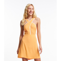 Imagem da oferta Vestido Curto em Viscose com Linho e Decote Cruzado