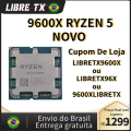 Imagem da oferta Processador AMD Ryzen 5 9600X 3.9 GHz (5.4 GHz) Cache 32 MB 6 Núcleos 12 Threads AM5
